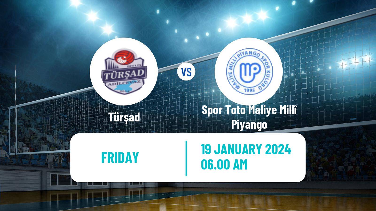 Volleyball Turkish Efeler Ligi Volleyball Türşad - Spor Toto Maliye Millî Piyango