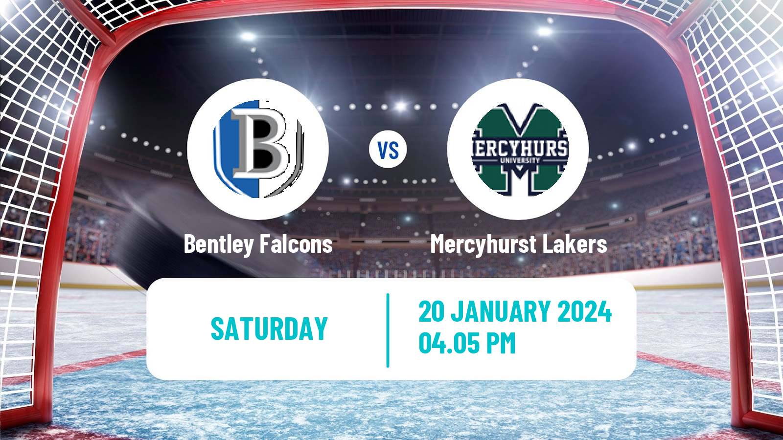 Hockey NCAA Hockey Bentley Falcons - Mercyhurst Lakers