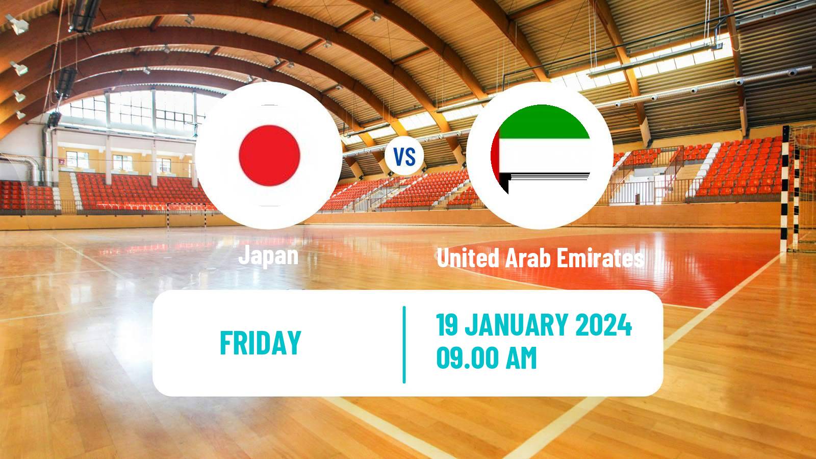 Handball Asian Championship Handball Japan - United Arab Emirates