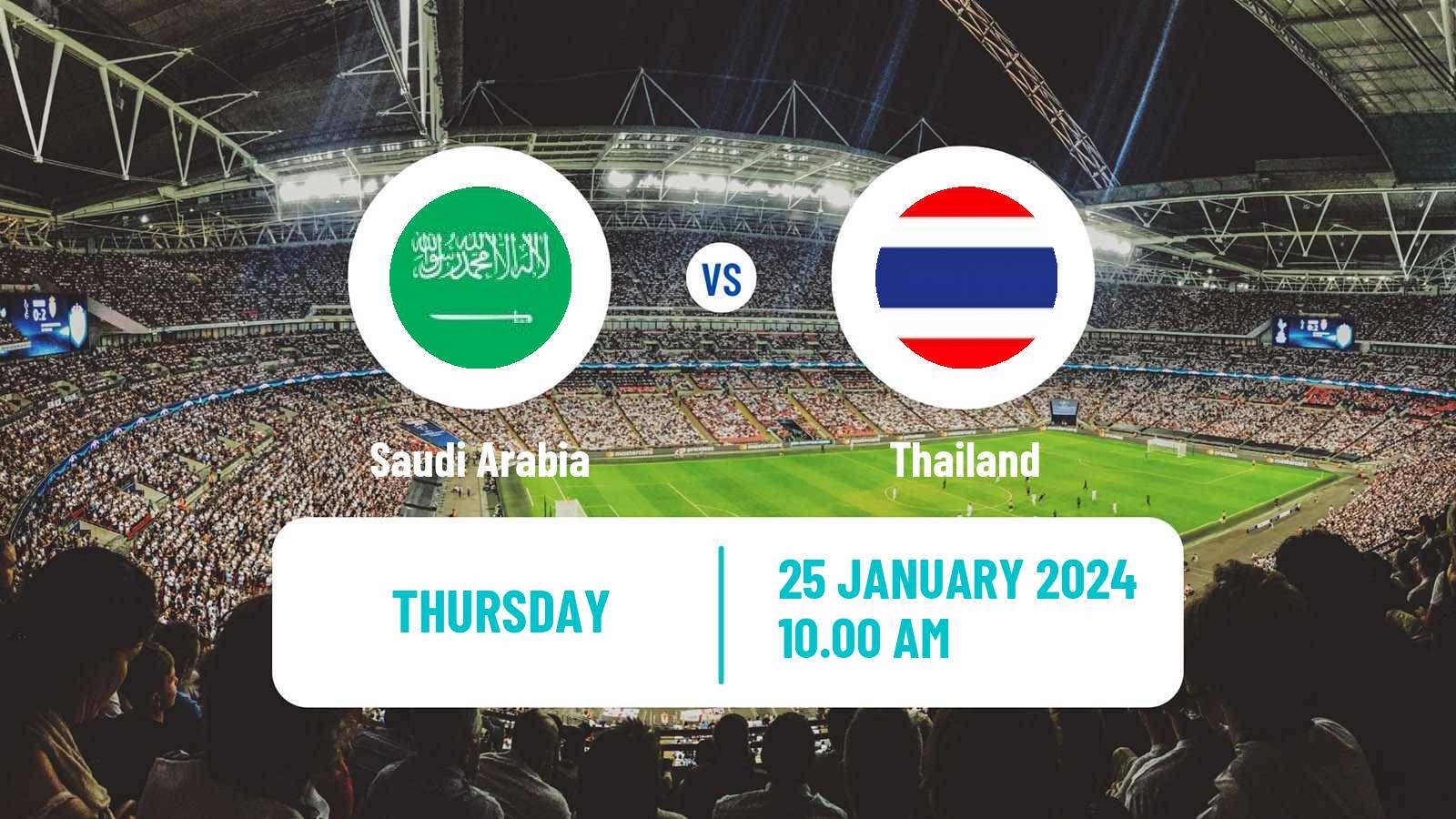 Soccer Asian Cup Saudi Arabia - Thailand