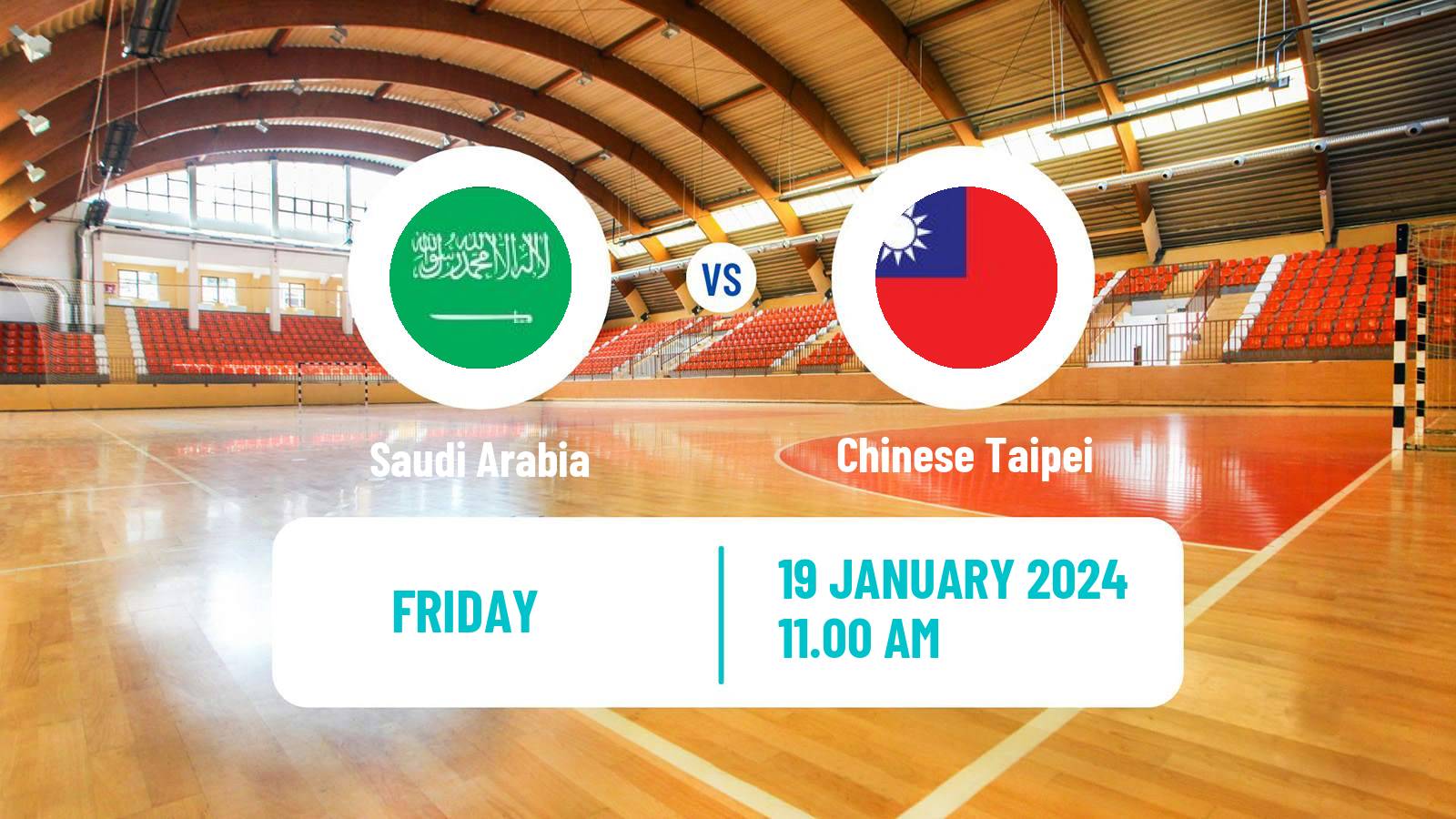 Handball Asian Championship Handball Saudi Arabia - Chinese Taipei