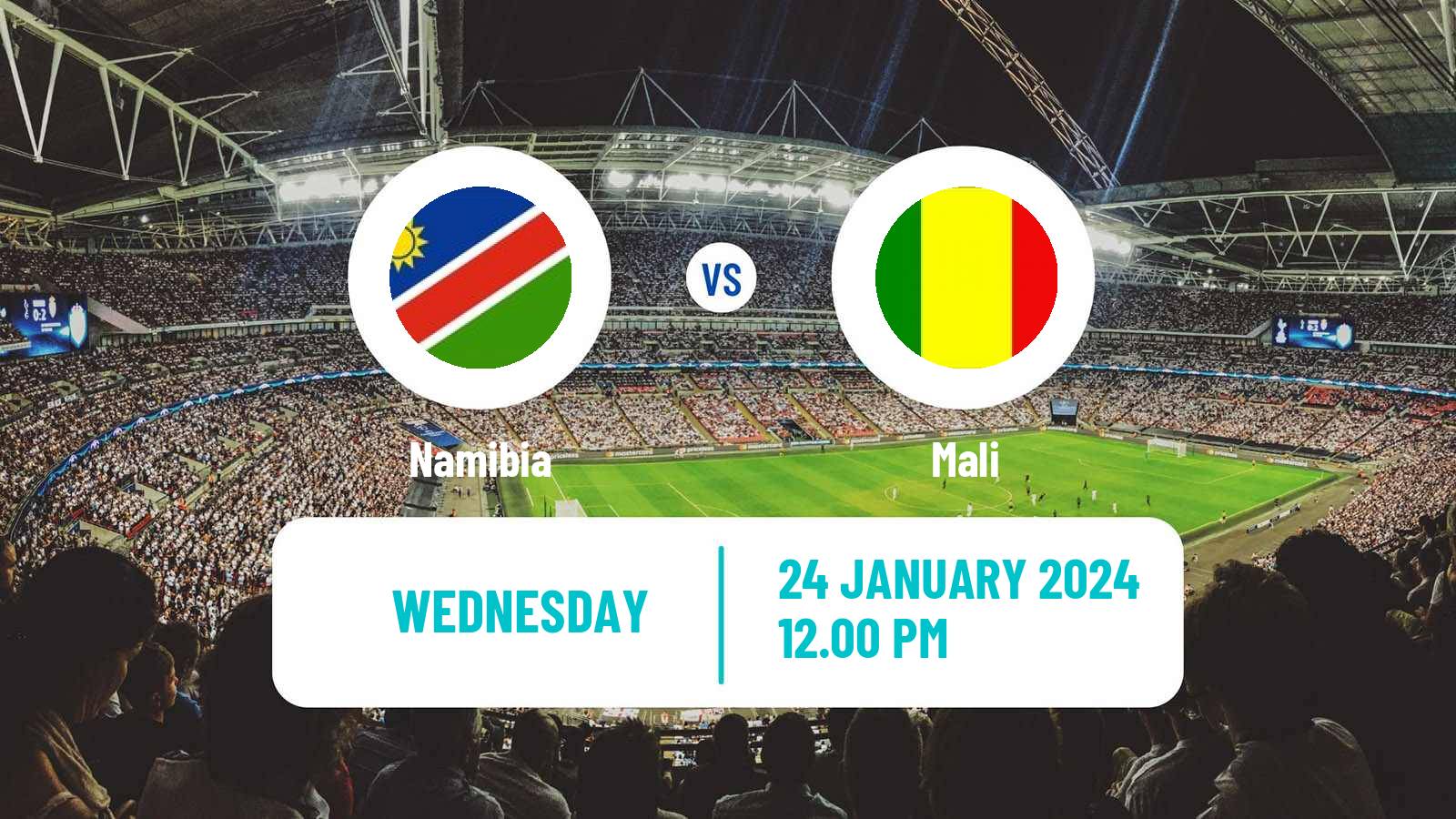 Soccer Africa Cup of Nations Namibia - Mali