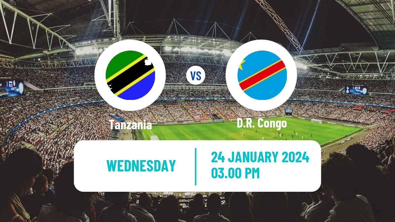 Soccer Africa Cup of Nations Tanzania - D.R. Congo