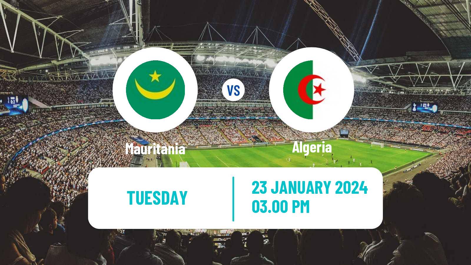 Soccer Africa Cup of Nations Mauritania - Algeria