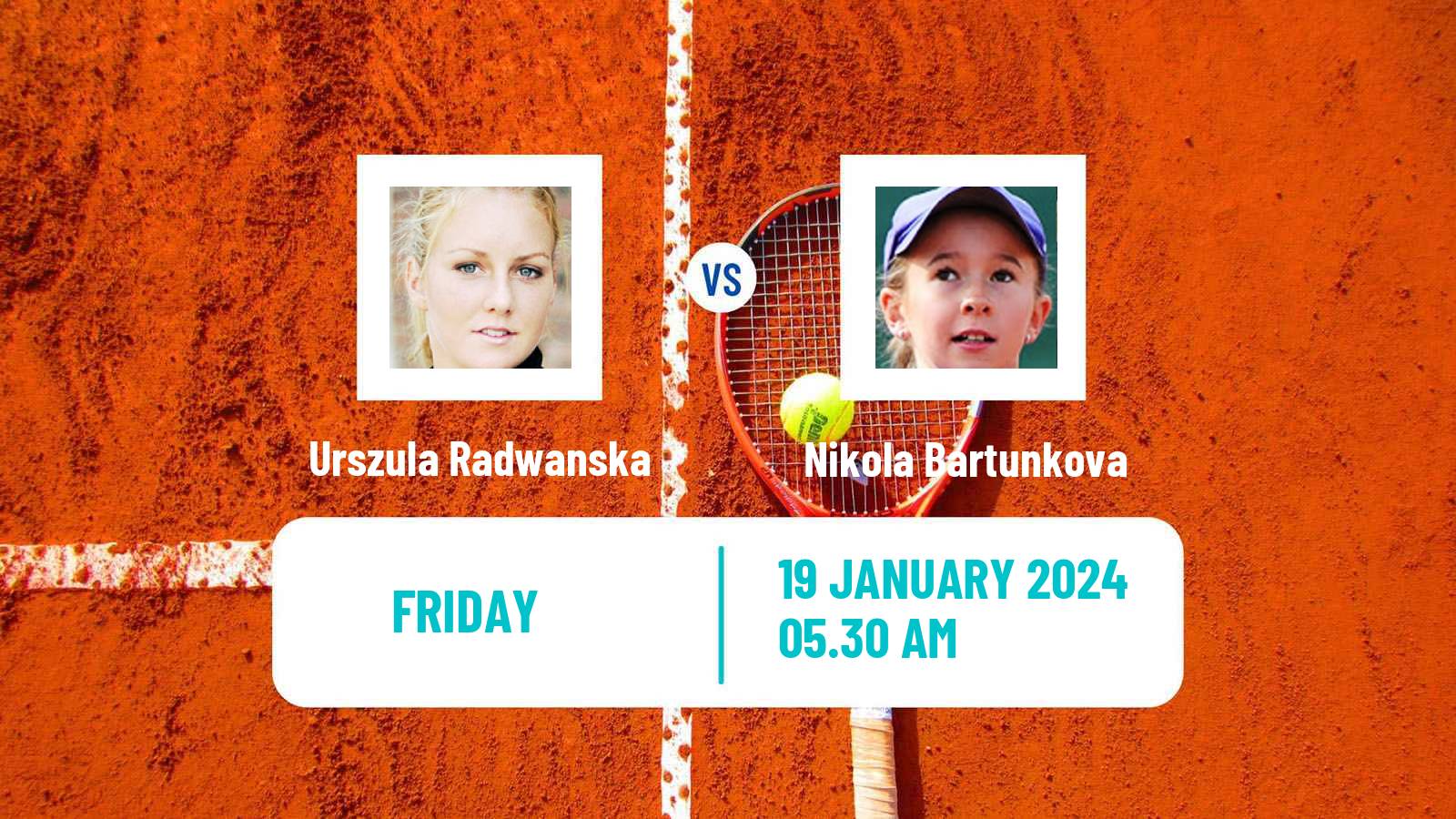 Tennis ITF W35 Sunderland Women Urszula Radwanska - Nikola Bartunkova