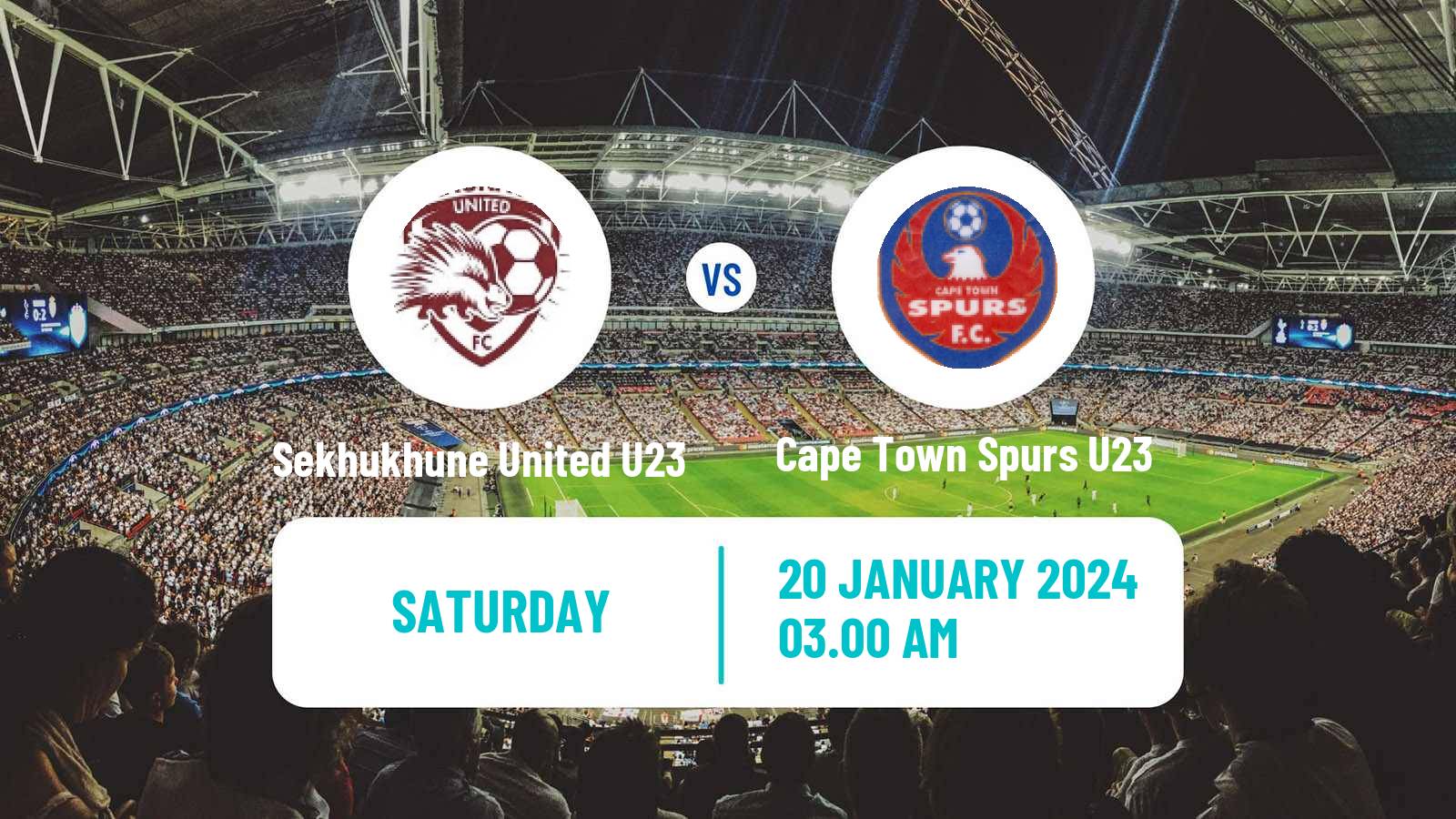 Soccer South African Diski Challenge Sekhukhune United U23 - Cape Town Spurs U23