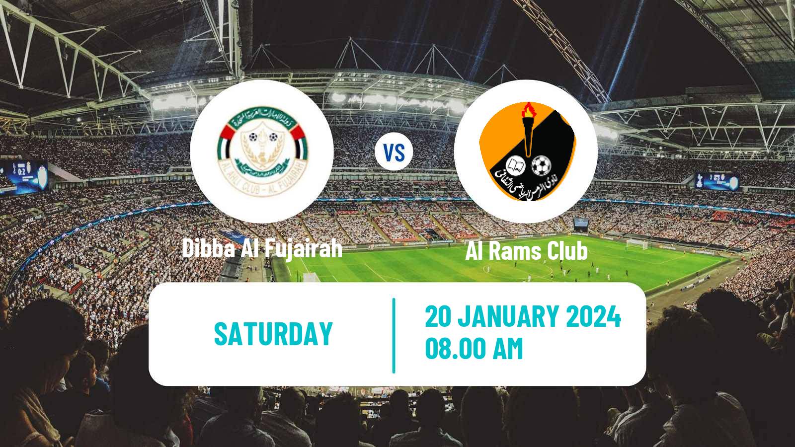 Soccer UAE Division 1 Dibba Al Fujairah - Al Rams
