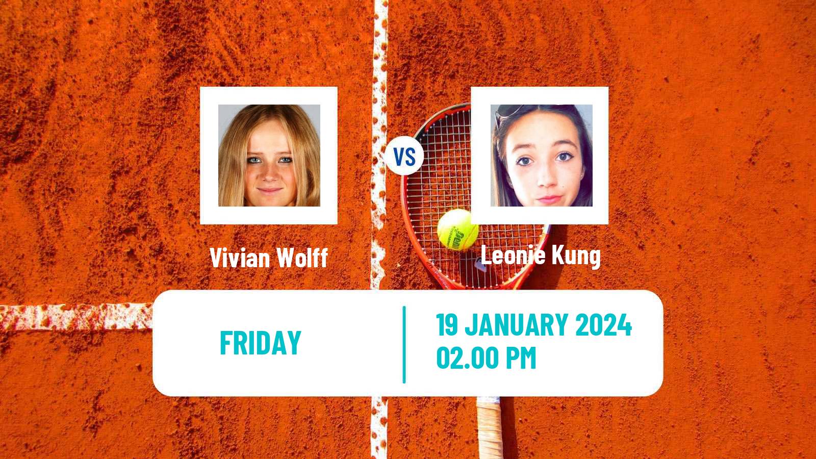 Tennis ITF W35 Naples Fl 2 Women Vivian Wolff - Leonie Kung