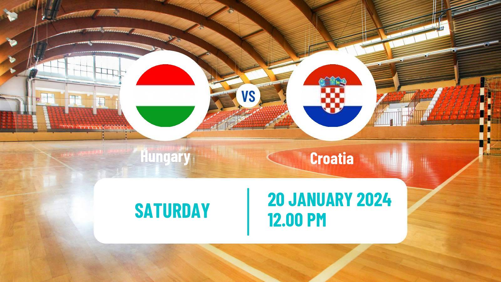 Handball Handball European Championship Hungary - Croatia