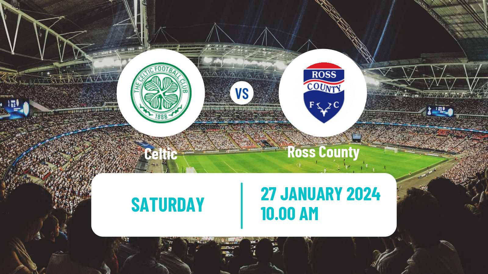 Soccer Scottish Premier League Celtic - Ross County