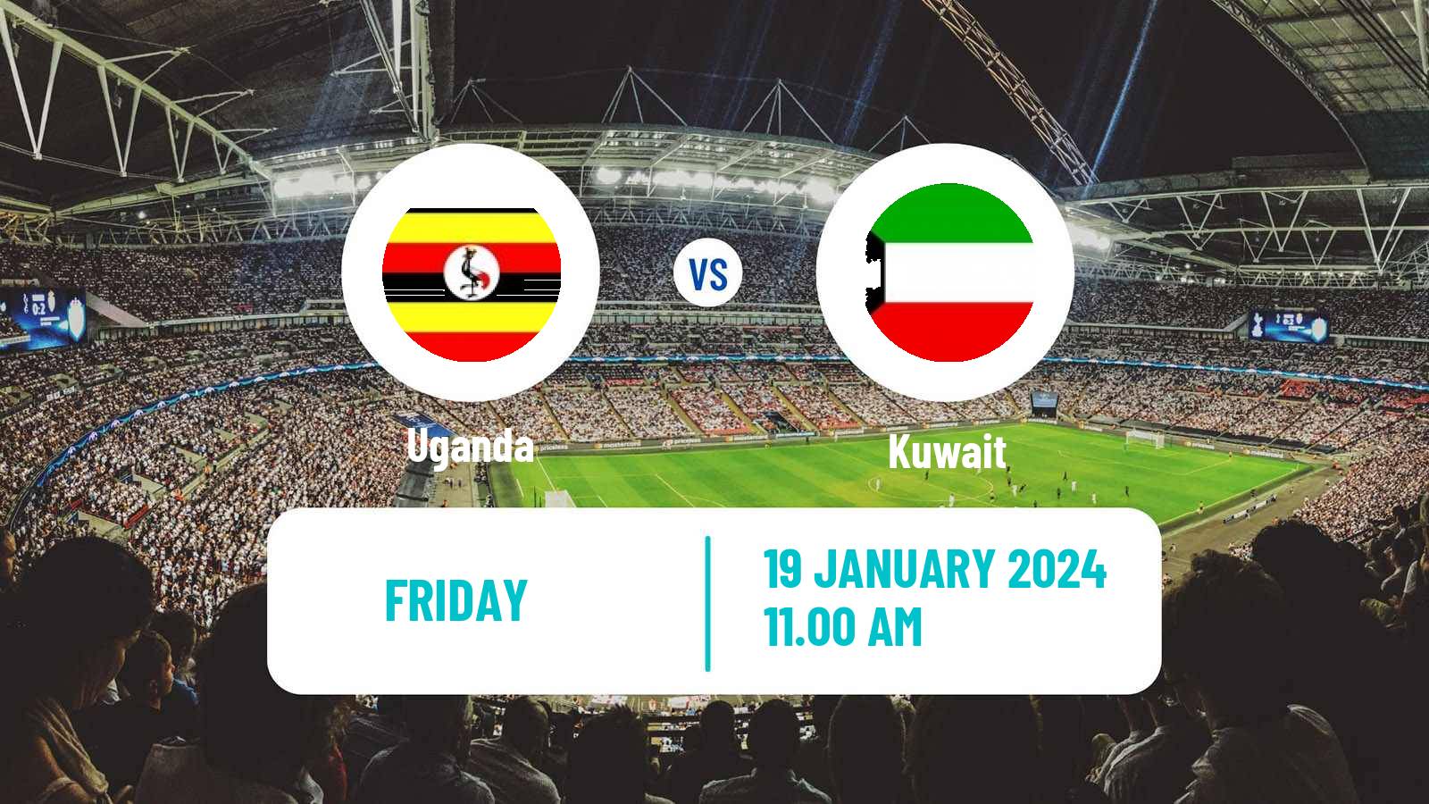 Soccer Friendly Uganda - Kuwait