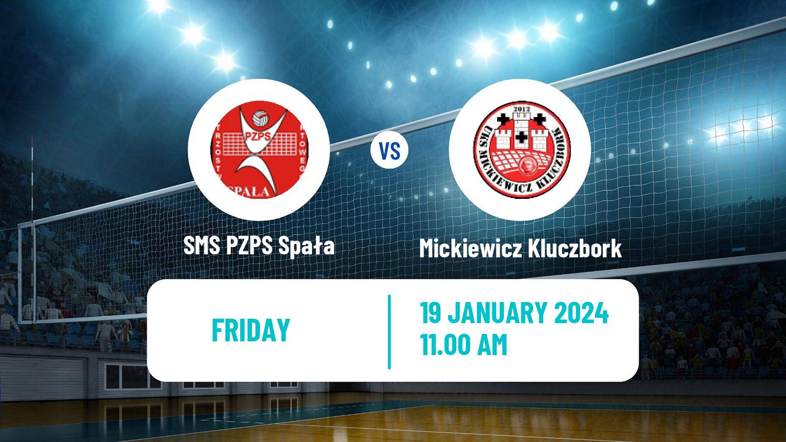 Volleyball Polish I Liga Volleyball SMS PZPS Spała - Mickiewicz Kluczbork