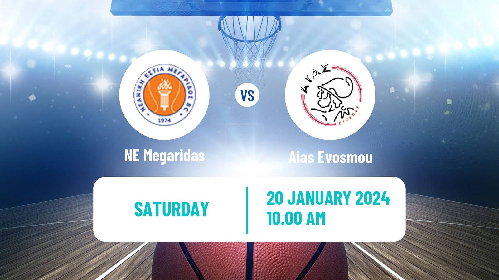 Basketball Greek Elite League Basketball Megaridas - Aias Evosmou