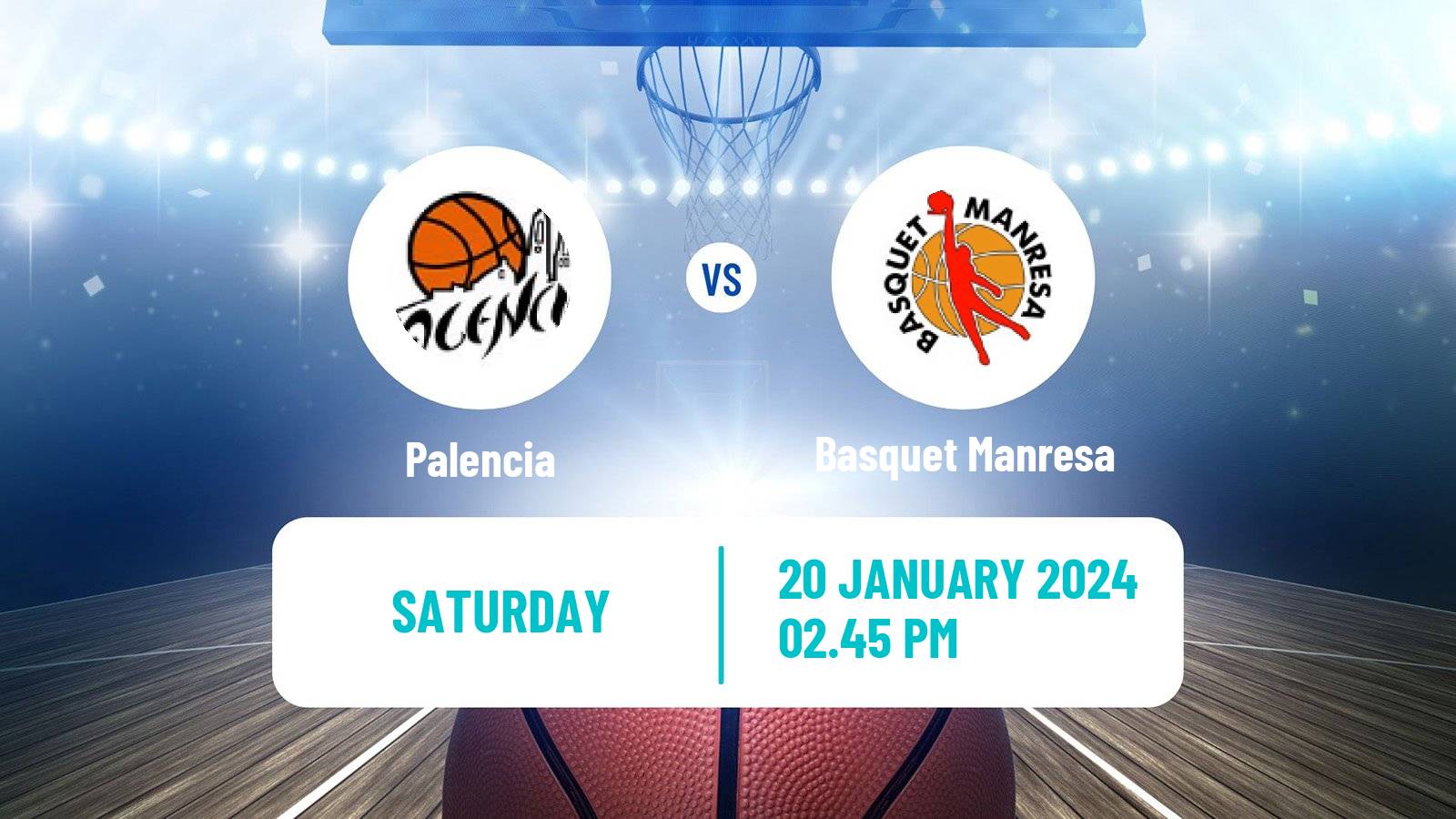 Basketball Spanish ACB League Palencia - Basquet Manresa