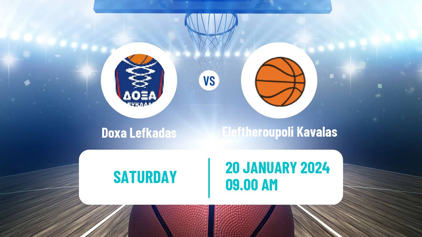 Basketball Greek Elite League Basketball Doxa Lefkadas - Eleftheroupoli Kavalas