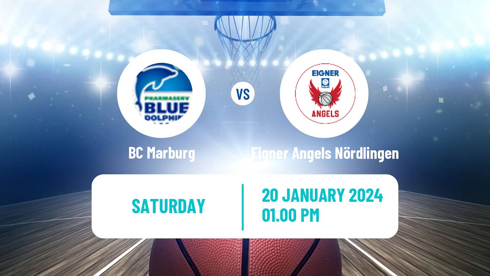 Basketball German DBBL Marburg - Eigner Angels Nördlingen