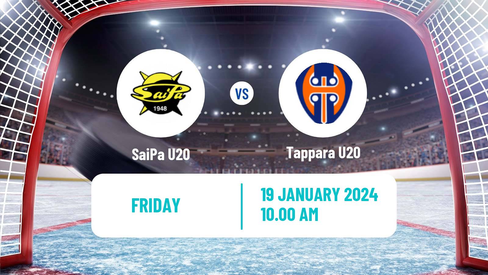 Hockey Finnish SM-sarja U20 SaiPa U20 - Tappara U20