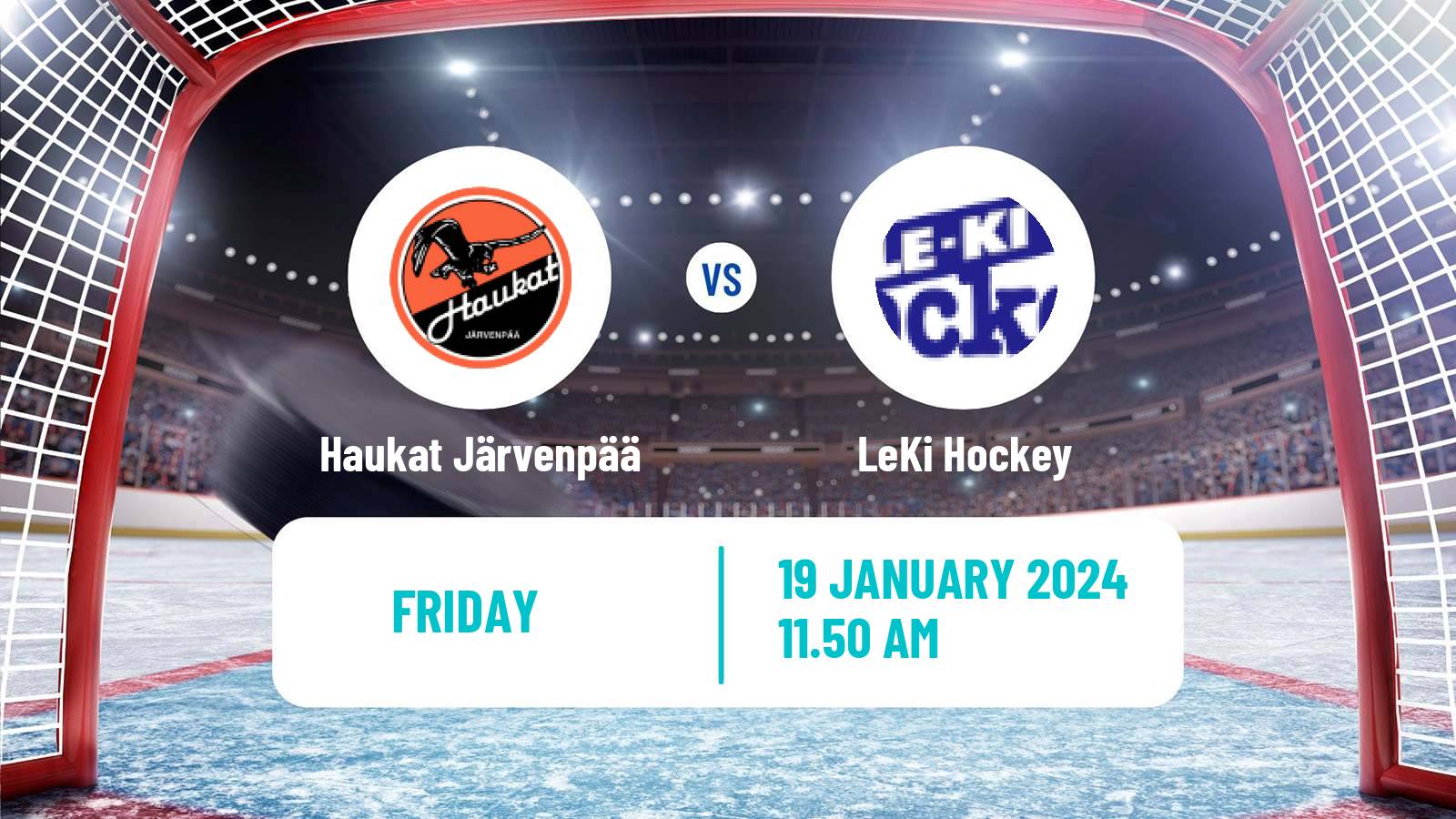 Hockey Finnish Suomi-sarja Haukat Järvenpää - LeKi
