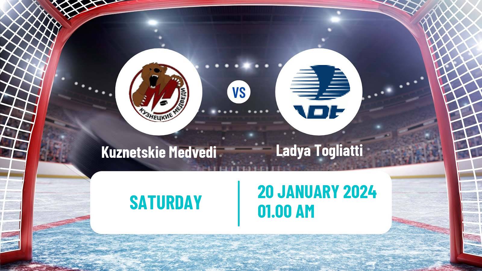 Hockey MHL Kuznetskie Medvedi - Ladya Togliatti