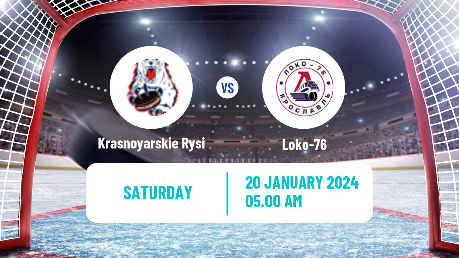 Hockey MHL Krasnoyarskie Rysi - Loko-76