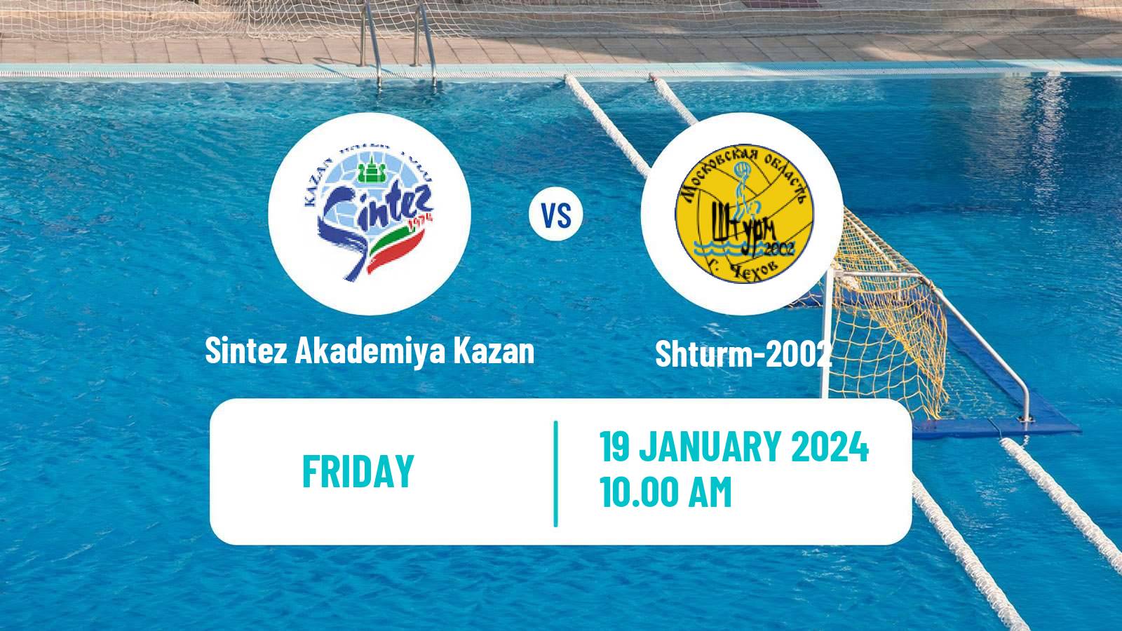 Water polo Russian Championship Water Polo Sintez Akademiya Kazan - Shturm-2002