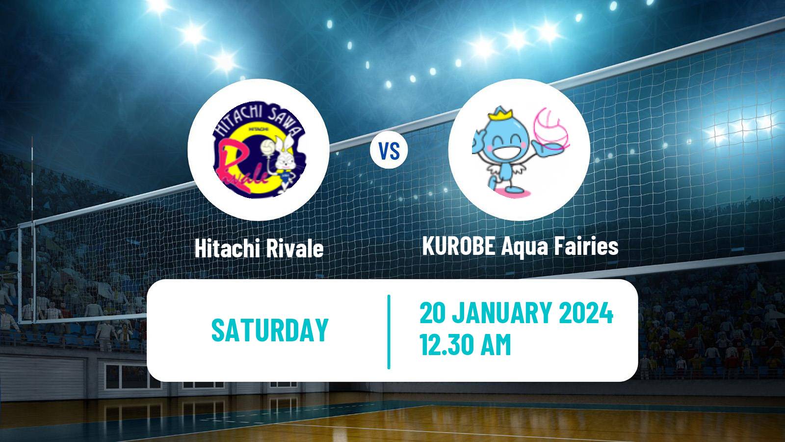 Volleyball Japan V Premier League Women Hitachi Rivale - KUROBE Aqua Fairies