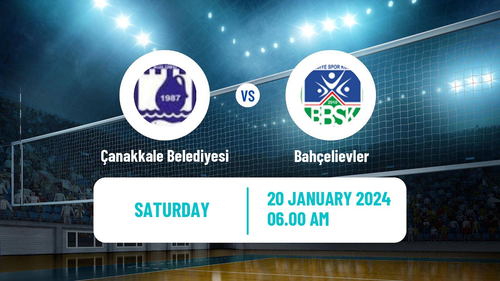 Volleyball Turkish 1 Ligi Volleyball Women Çanakkale Belediyesi - Bahçelievler