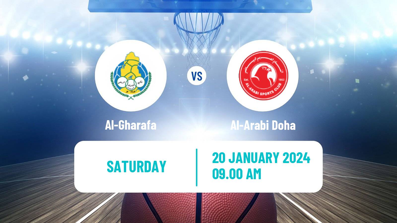 Basketball Qatar Basketball League Al-Gharafa - Al-Arabi Doha