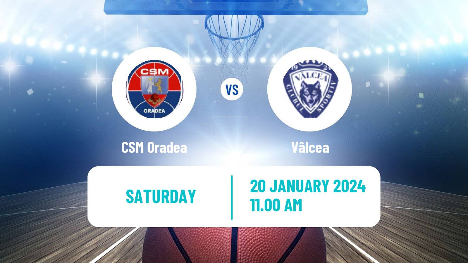 Basketball Romanian Divizia A Basketball CSM Oradea - Vâlcea