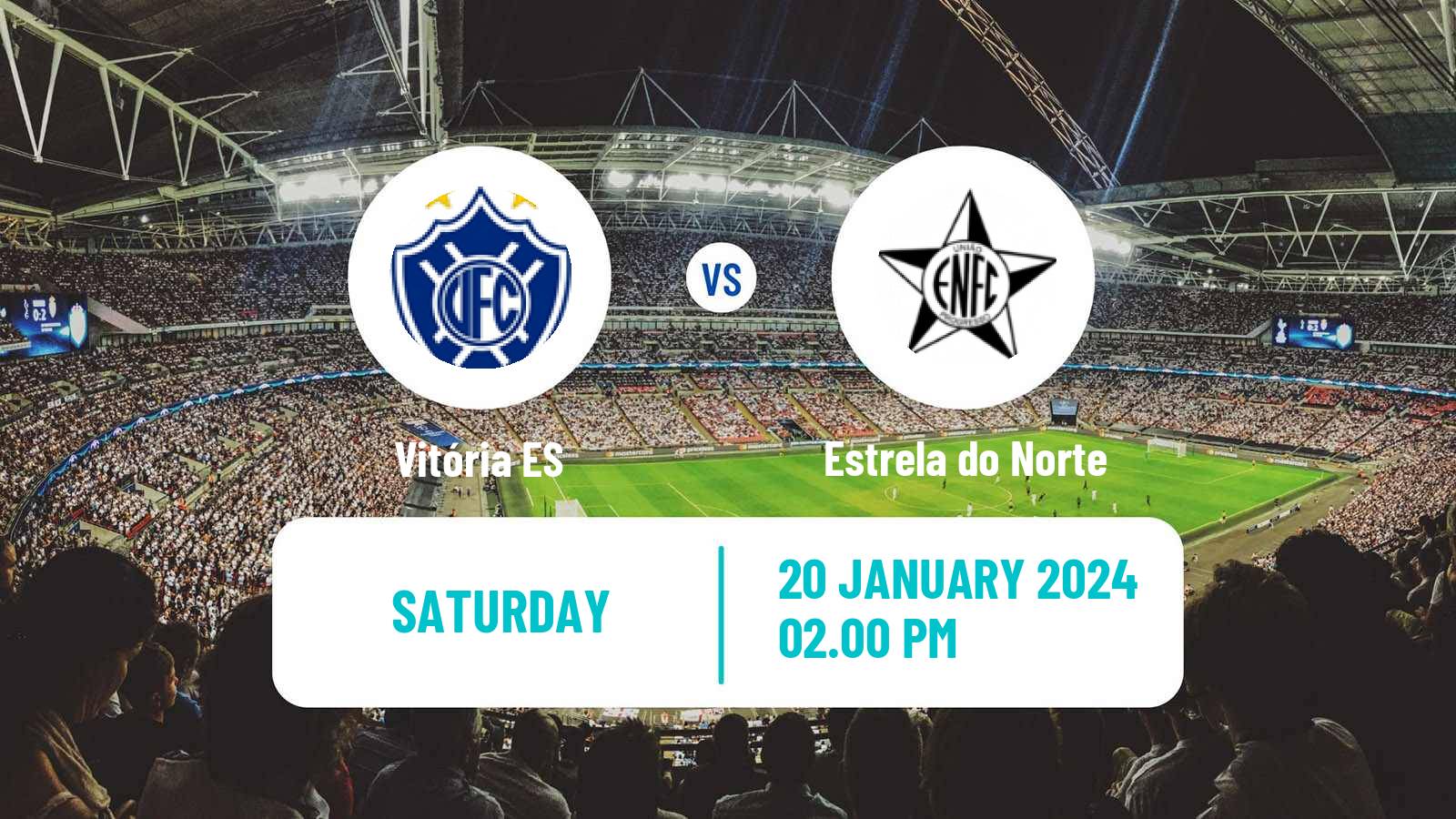 Soccer Brazilian Campeonato Capixaba Vitória ES - Estrela do Norte