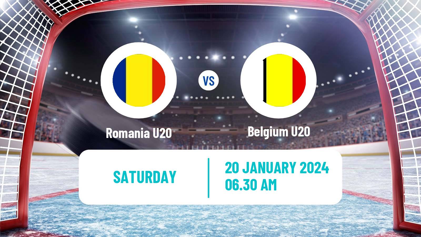 Hockey IIHF World U20 Championship IIB Romania U20 - Belgium U20