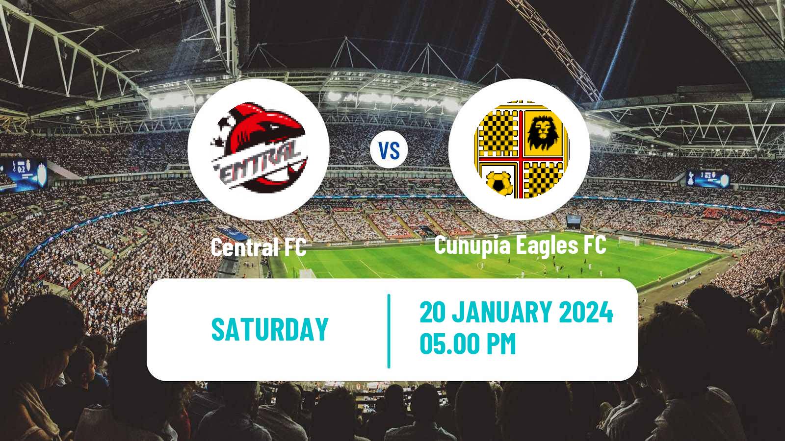 Soccer Trinidad and Tobago Premier League Central FC - Cunupia Eagles FC