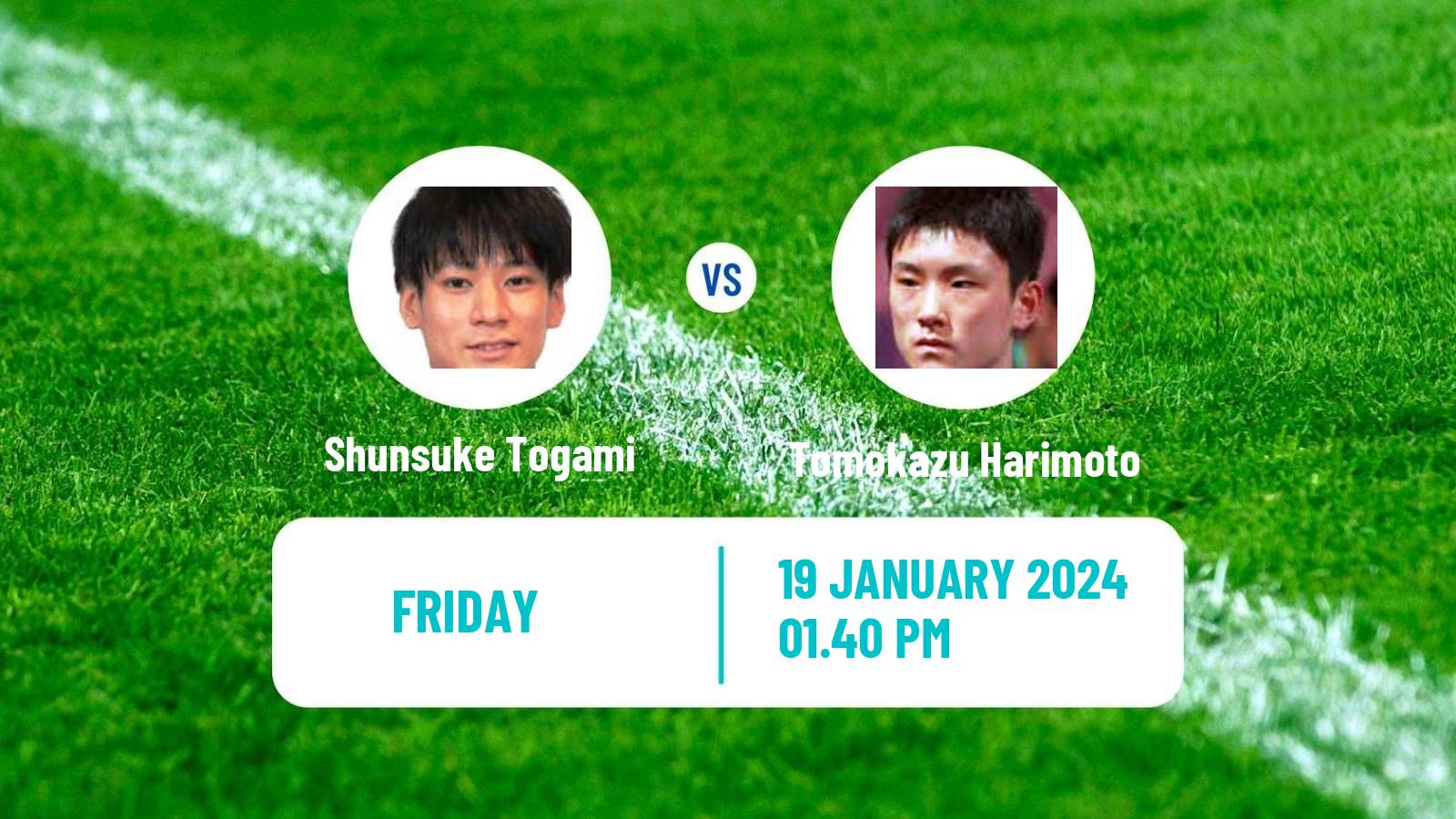 Table tennis Wtt Contender Doha Men Shunsuke Togami - Tomokazu Harimoto