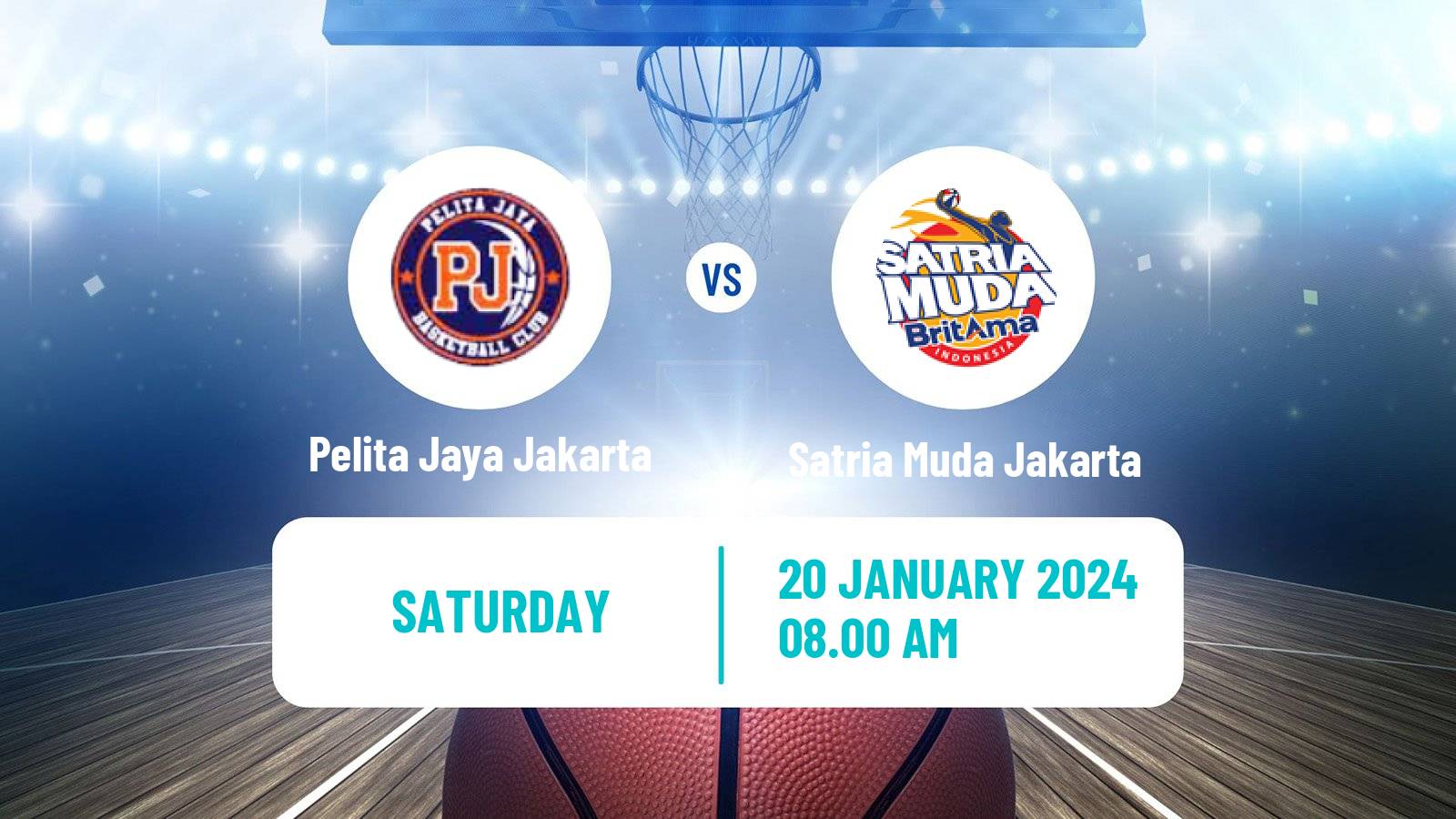 Basketball Indonesian IBL Pelita Jaya Jakarta - Satria Muda Jakarta
