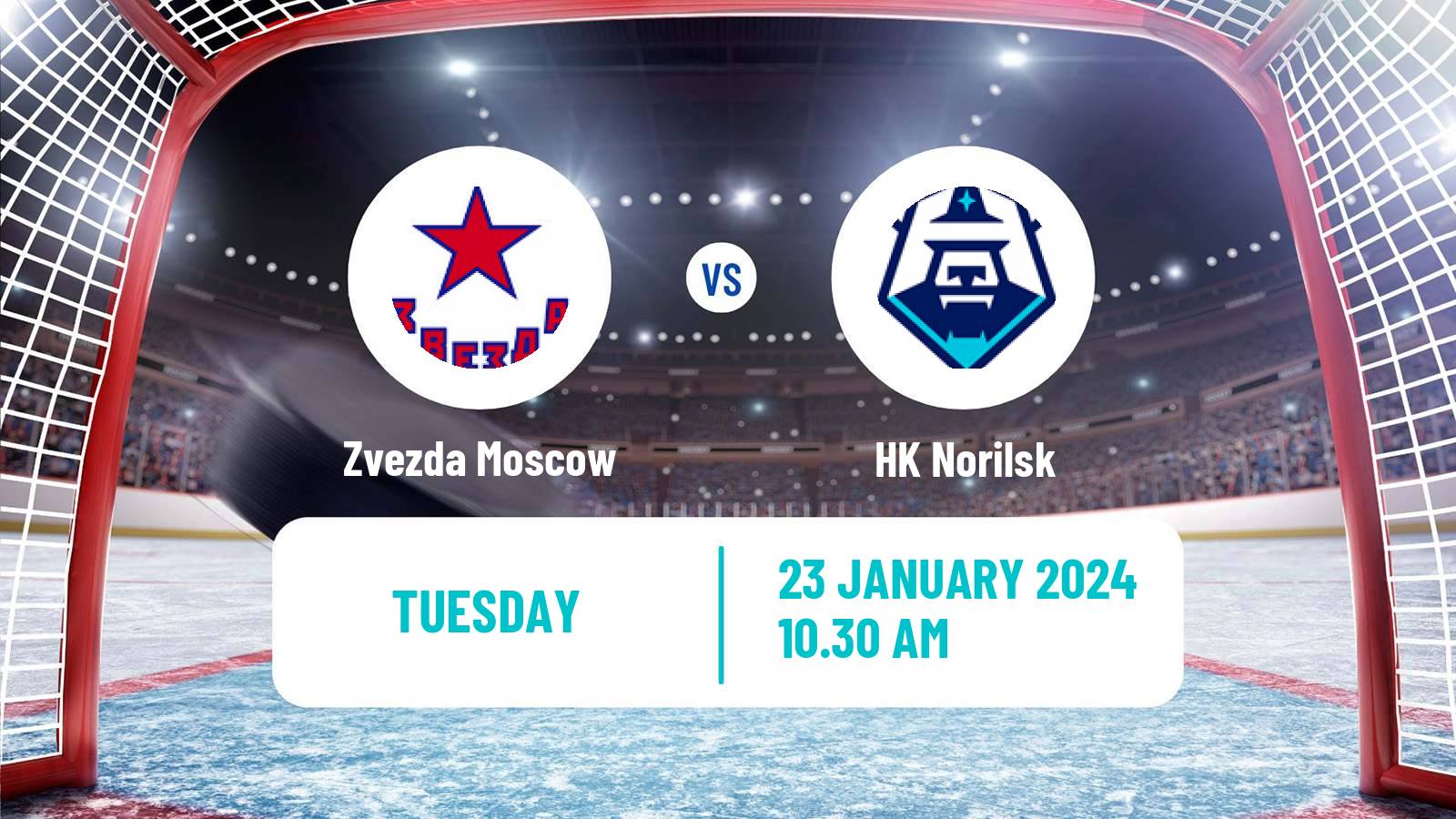 Hockey VHL Zvezda Moscow - Norilsk