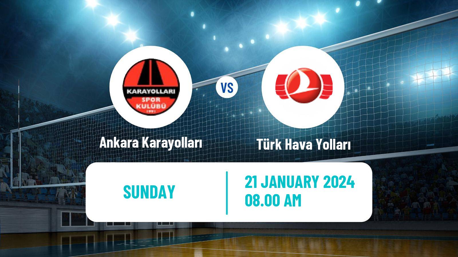 Volleyball Turkish Sultanlar Ligi Volleyball Women Ankara Karayolları - Türk Hava Yolları