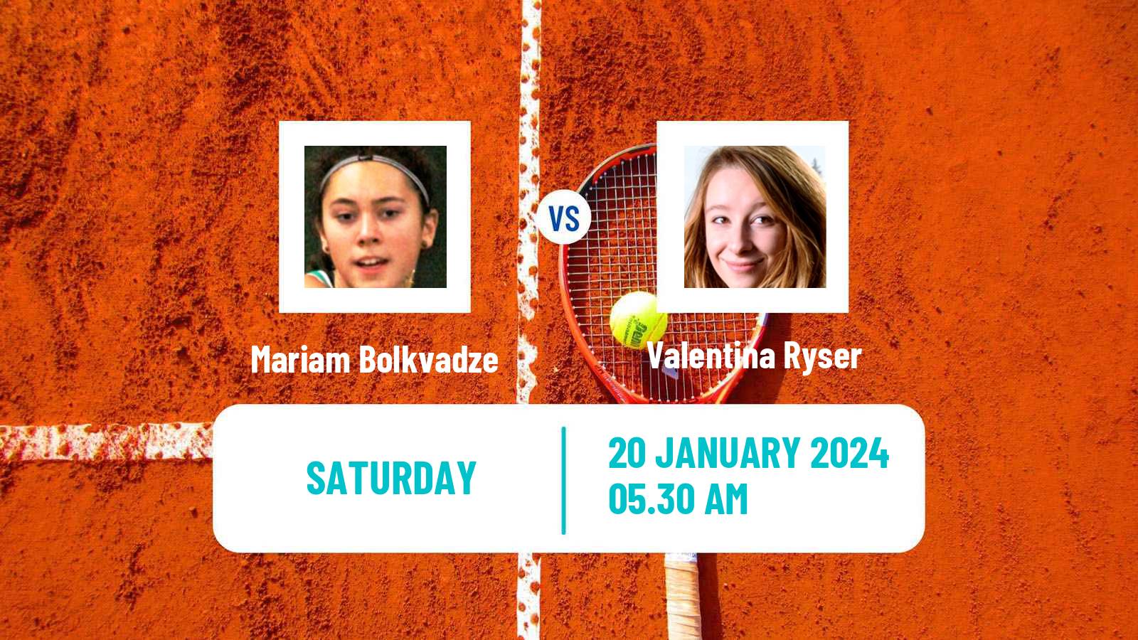 Tennis ITF W35 Sunderland Women Mariam Bolkvadze - Valentina Ryser