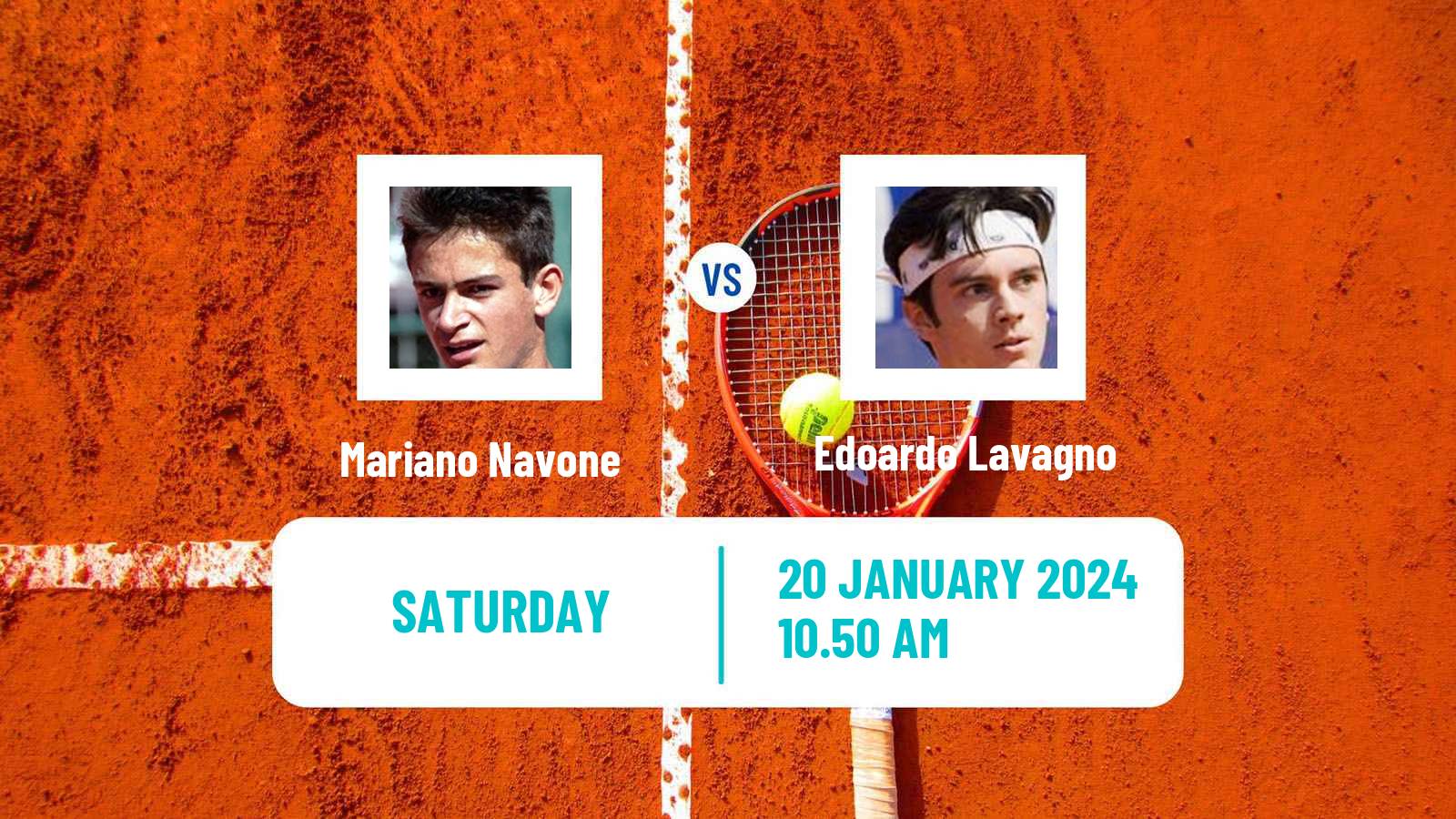 Tennis Buenos Aires 2 Challenger Men Mariano Navone - Edoardo Lavagno