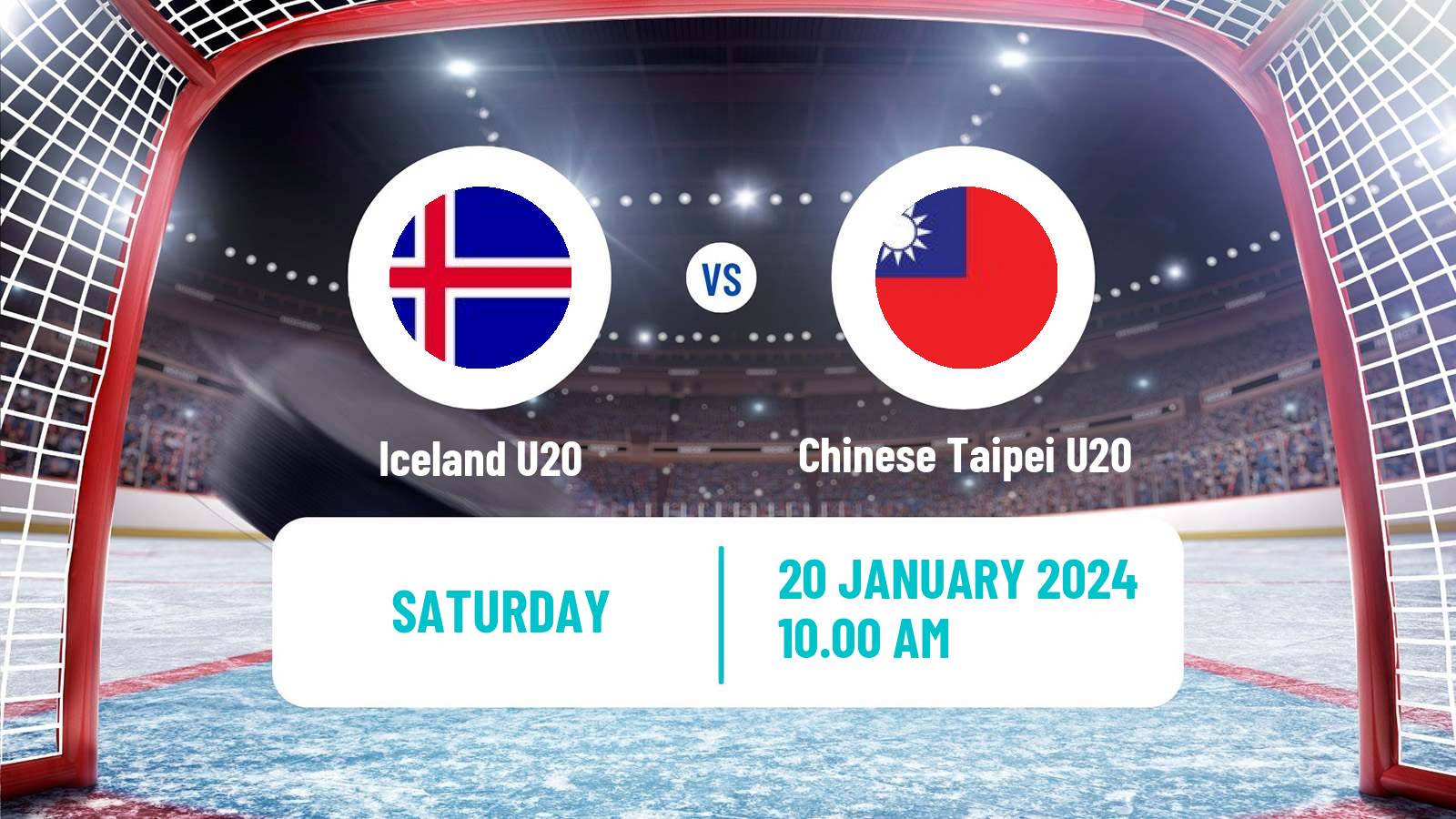 Hockey IIHF World U20 Championship IIB Iceland U20 - Chinese Taipei U20