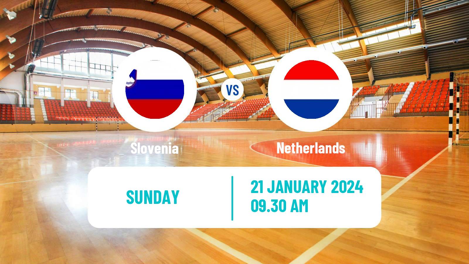 Handball Handball European Championship Slovenia - Netherlands