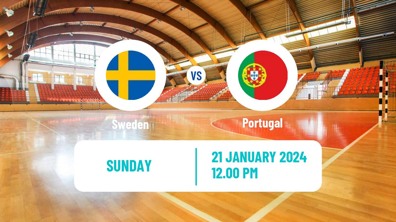 Handball Handball European Championship Sweden - Portugal