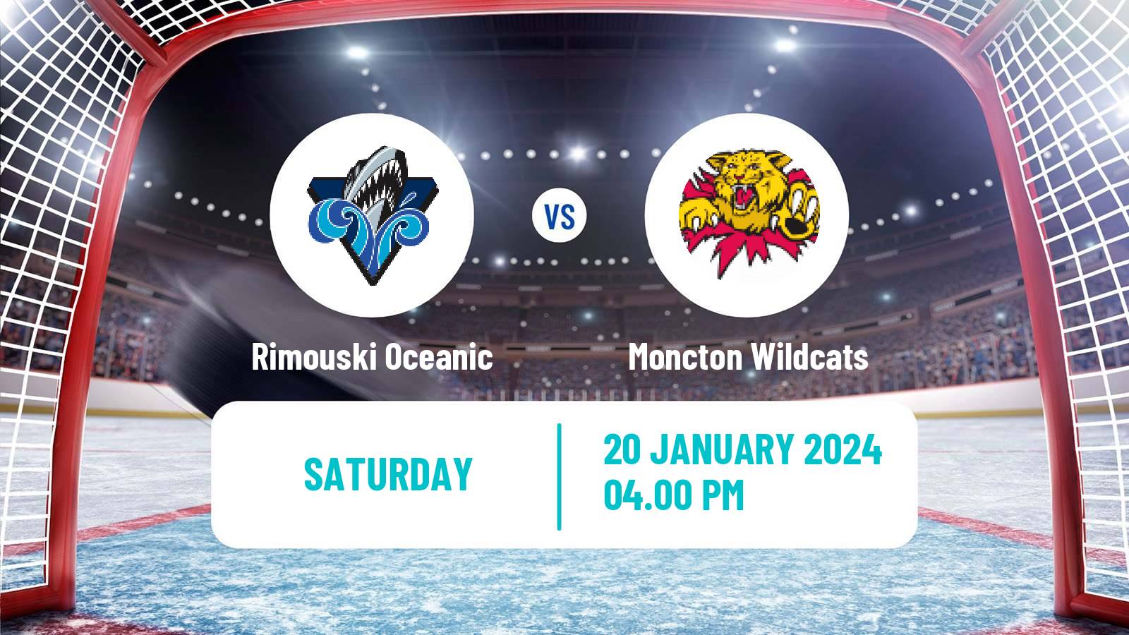Hockey QMJHL Rimouski Oceanic - Moncton Wildcats