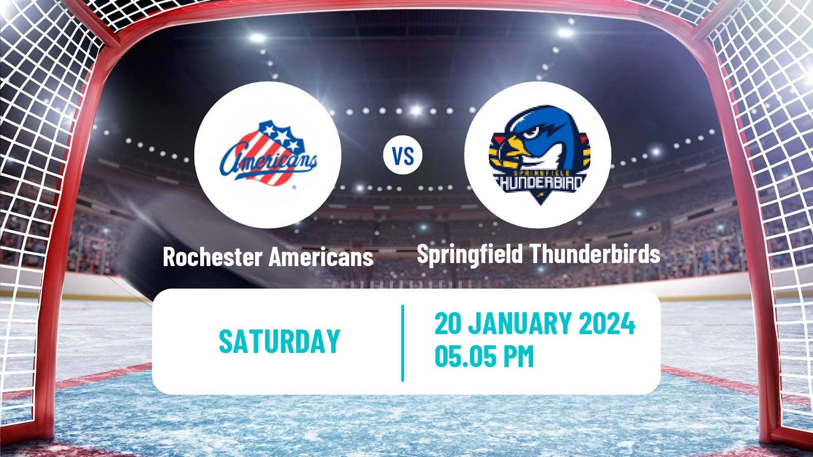 Hockey AHL Rochester Americans - Springfield Thunderbirds