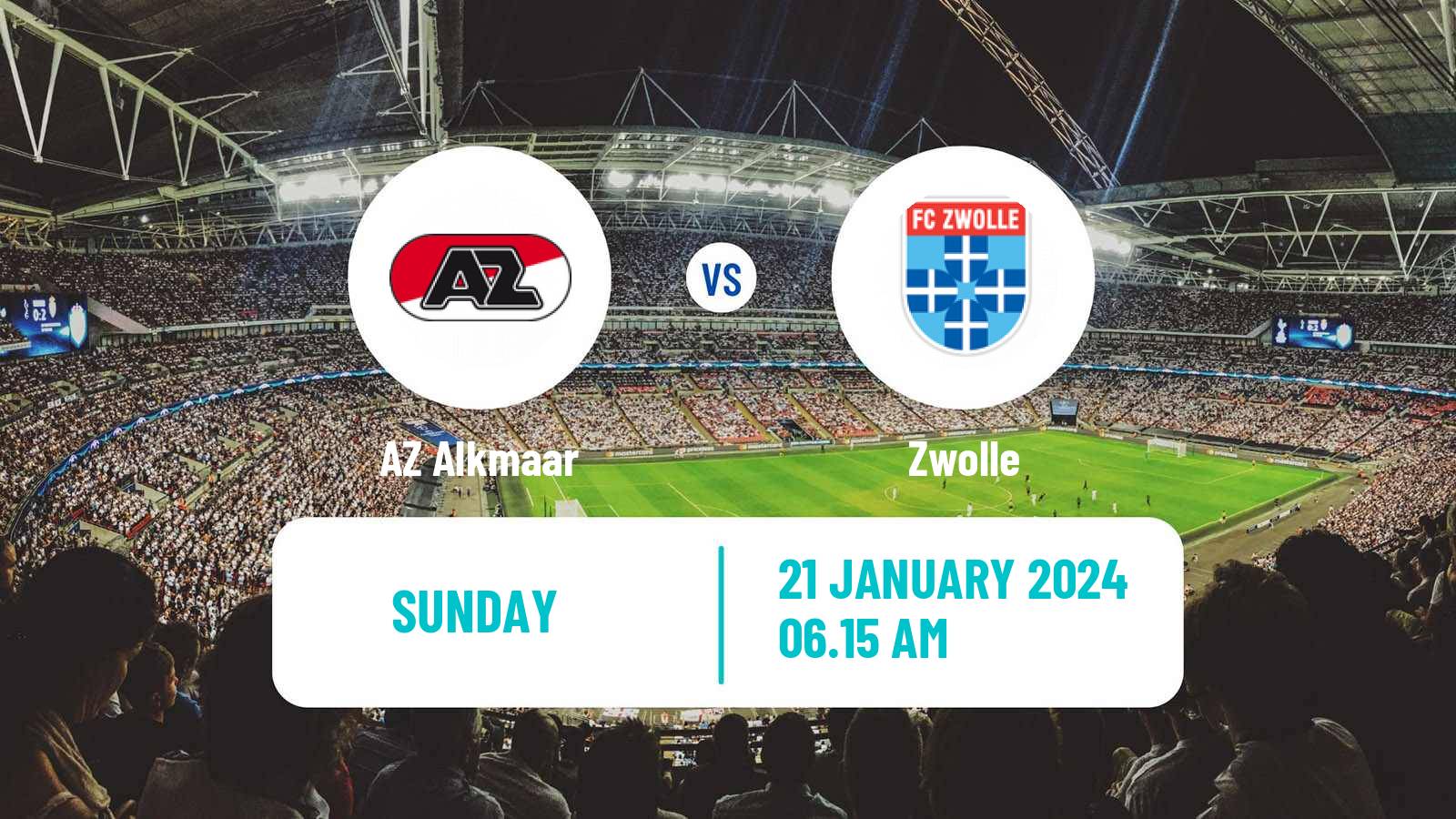 Soccer Dutch Eredivisie Women AZ Alkmaar - Zwolle