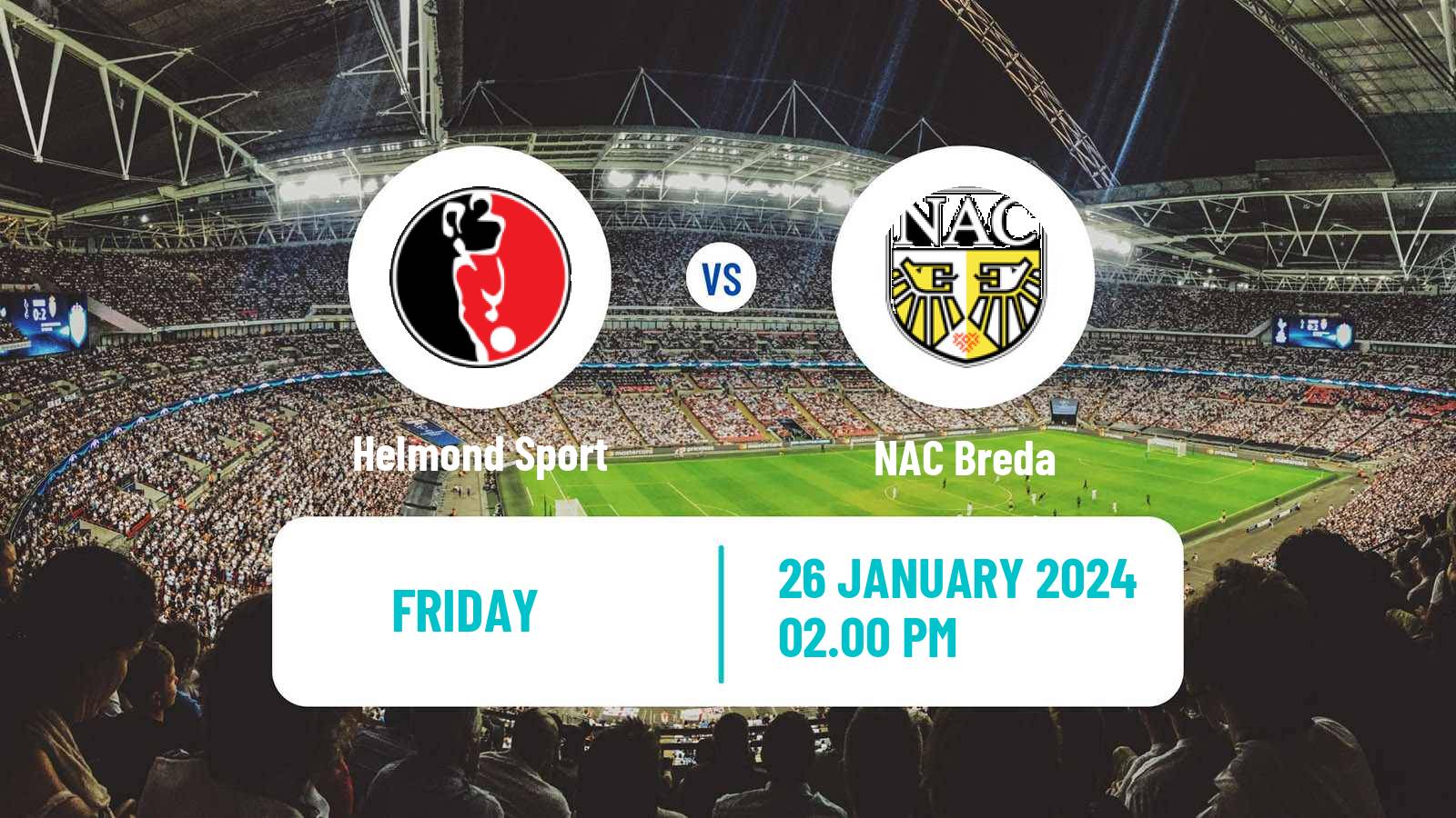 Soccer Dutch Eerste Divisie Helmond Sport - NAC Breda