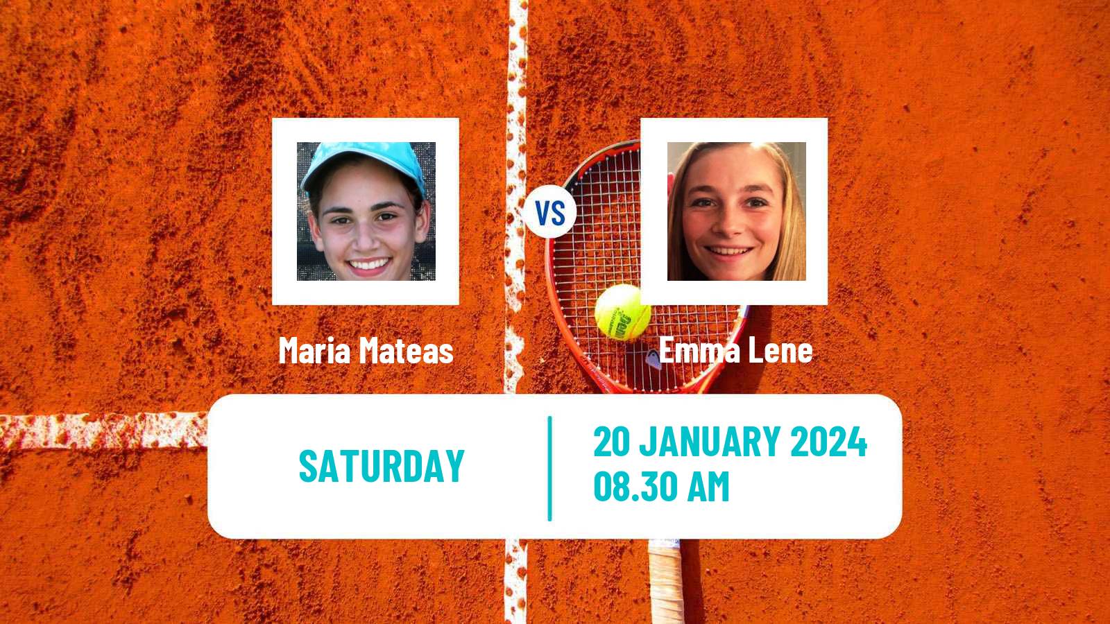 Tennis ITF W35 Petit Bourg Women Maria Mateas - Emma Lene