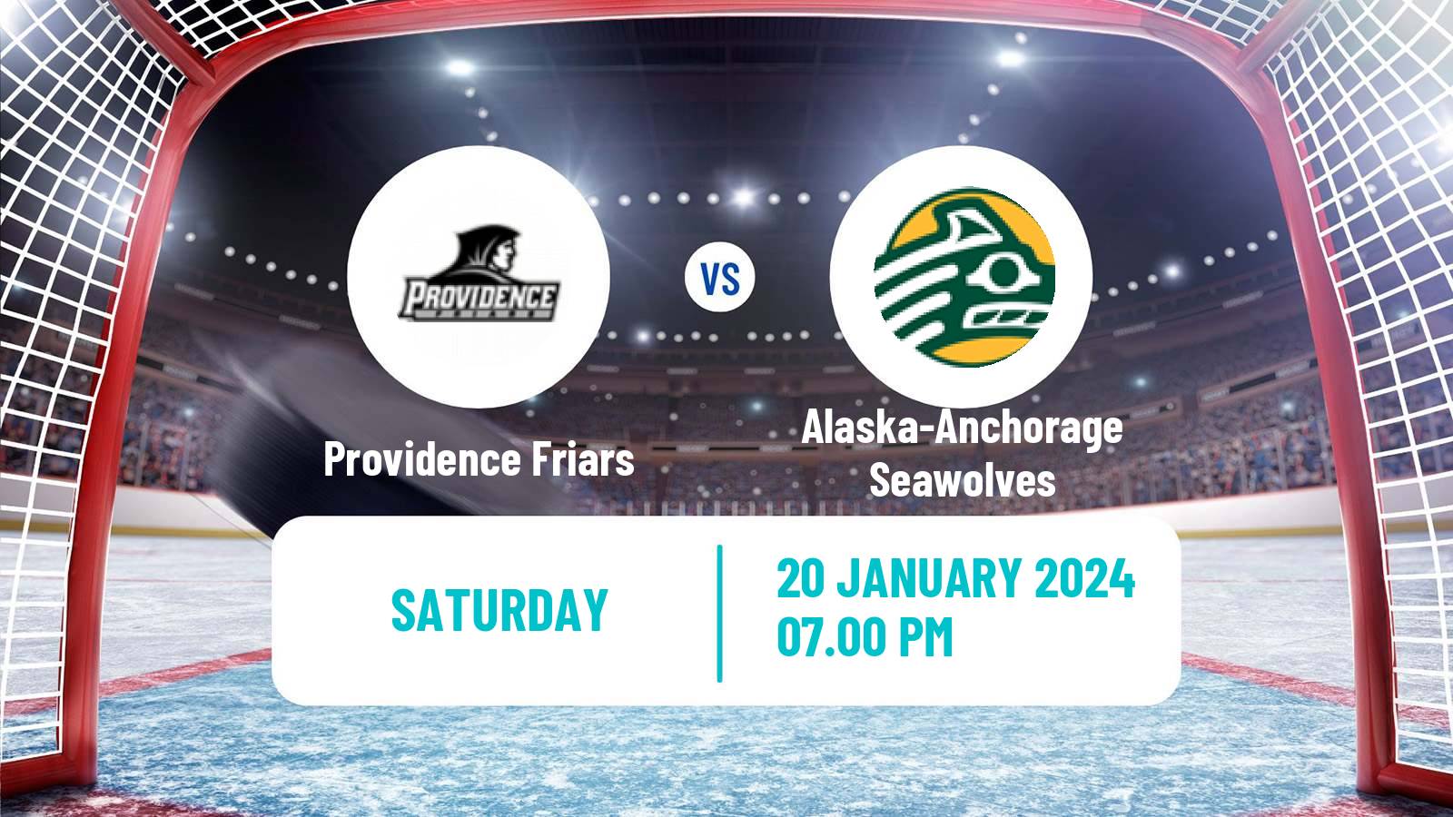 Hockey NCAA Hockey Providence Friars - Alaska-Anchorage Seawolves