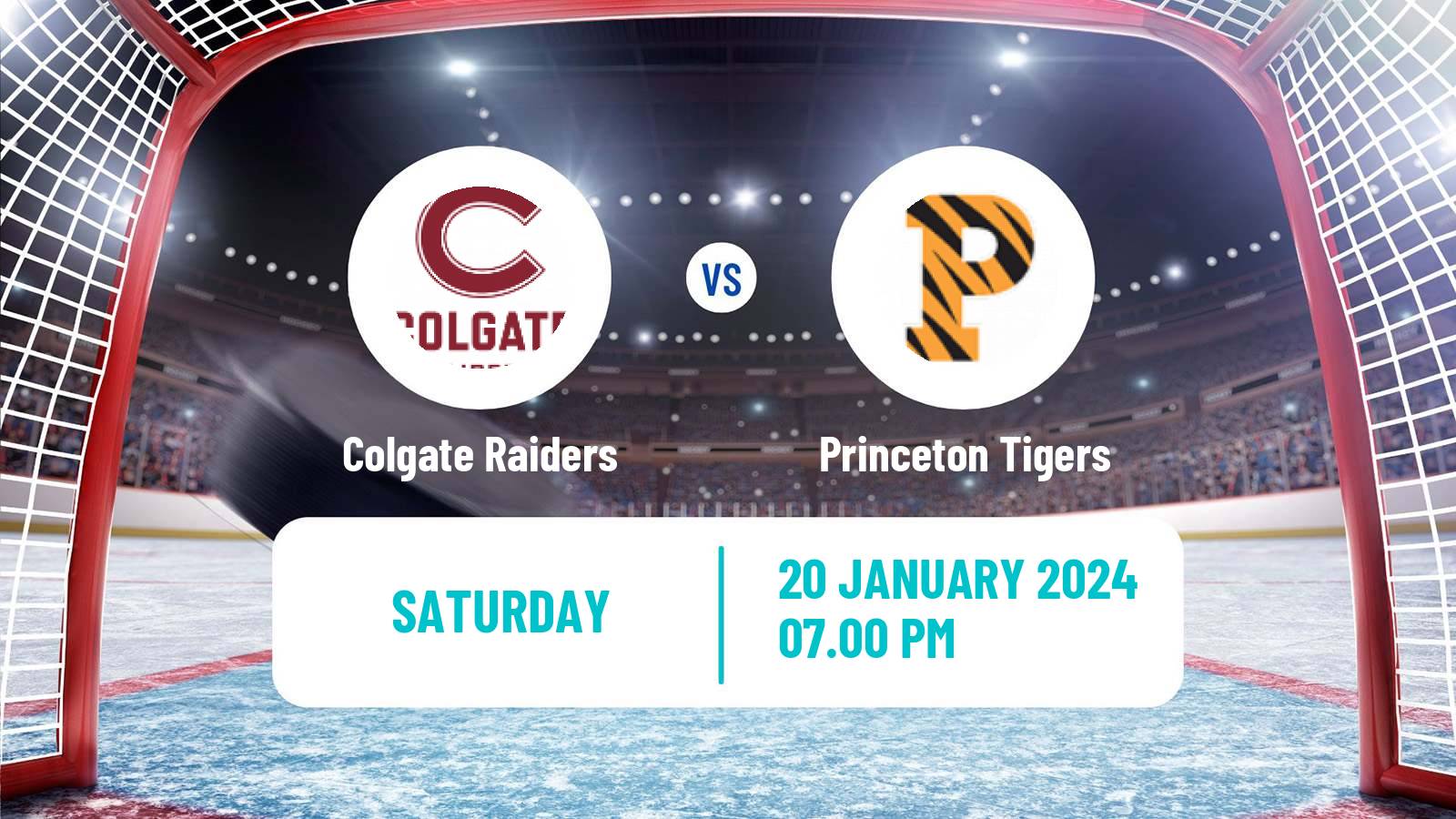 Hockey NCAA Hockey Colgate Raiders - Princeton Tigers