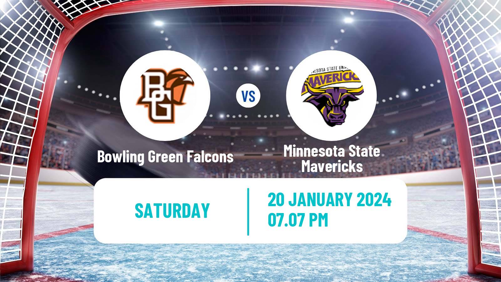 Hockey NCAA Hockey Bowling Green Falcons - Minnesota State Mavericks