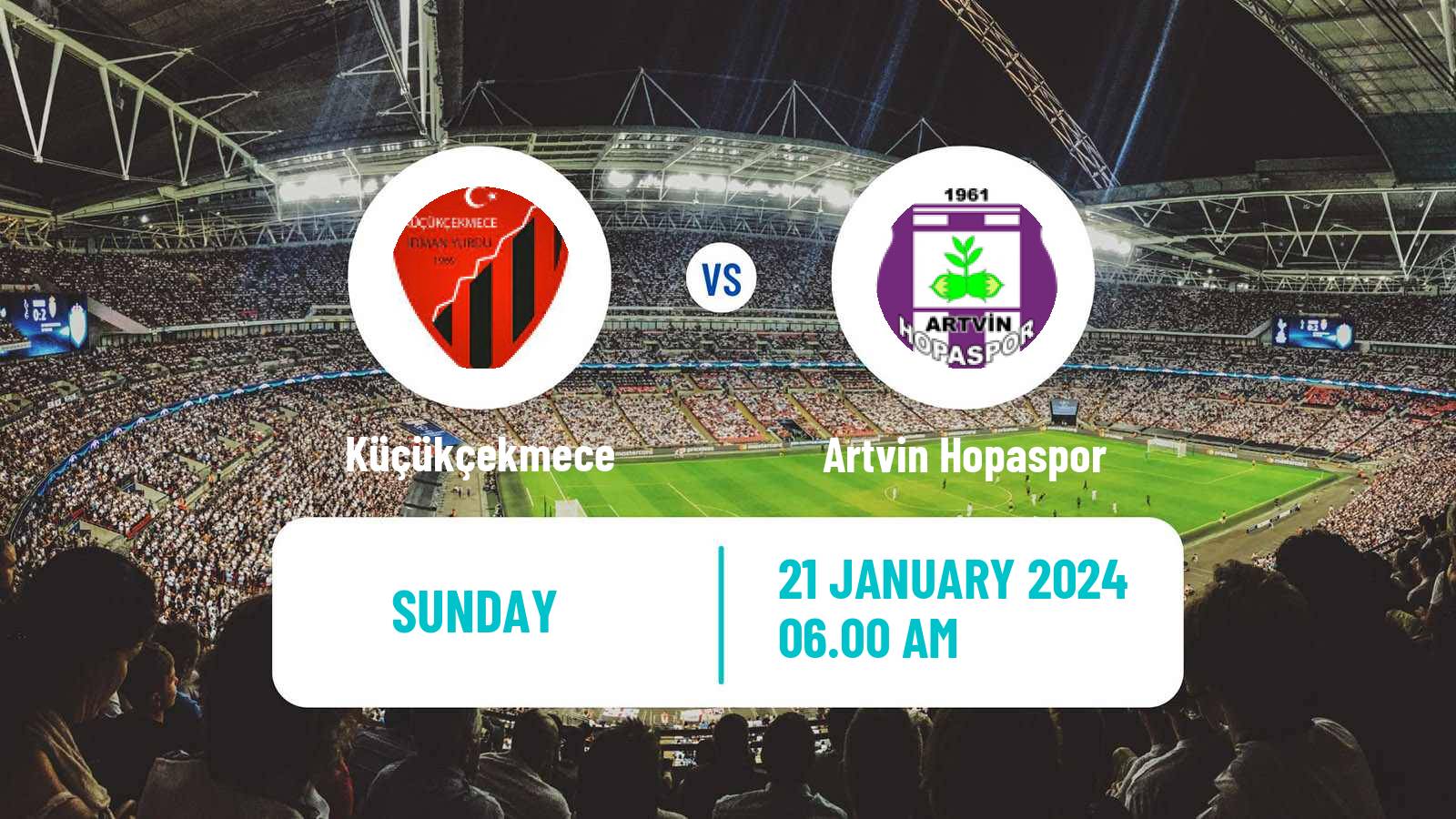 Soccer Turkish 3 Lig Group 1 Küçükçekmece - Artvin Hopaspor